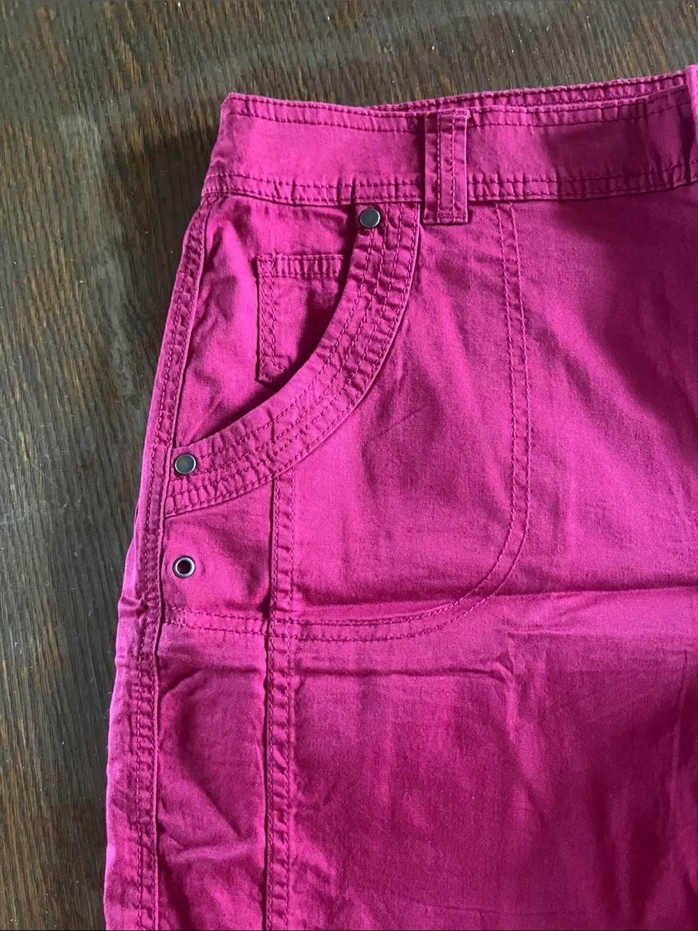 Style & Co Women’s Hot Pink Casual Cargo Shorts - Picture 2 of 5